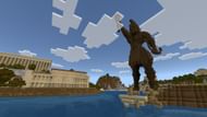 This pack introduces unique styles to clouds and custom high-quality textures (Image via Mojang Studios)
